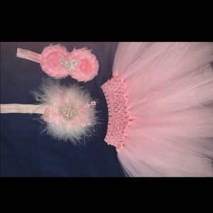 Newborn tutu and headpieces